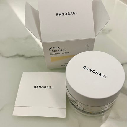 アルファラディアンスメラクリア クリーム/BANOBAGI/フェイスクリームを使ったクチコミ(1枚目)