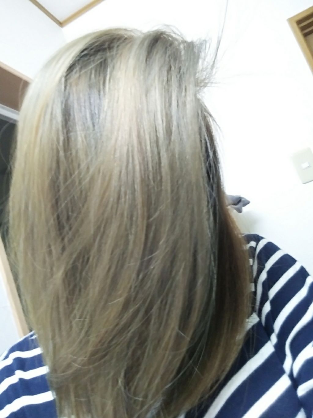 泡カラー 髪色もどし/リーゼ/ヘアカラーを使ったクチコミ（1枚目）