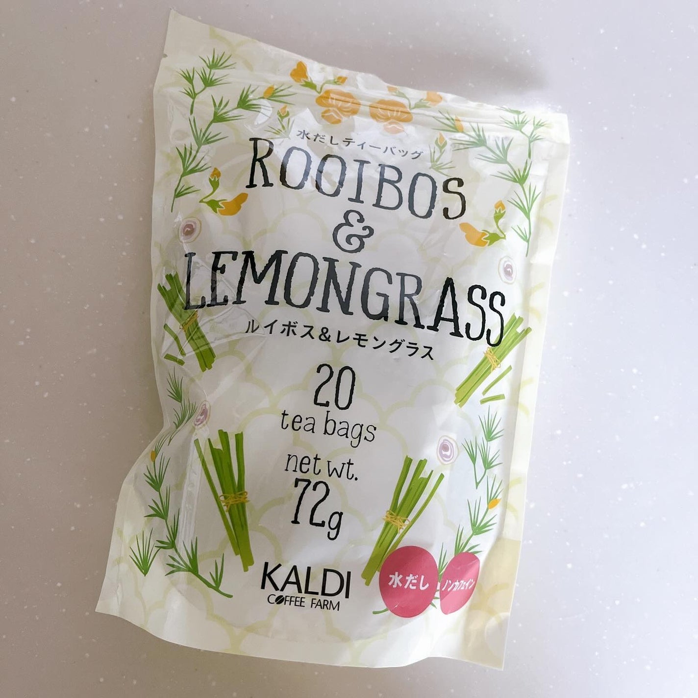 ひとりコスメ部 フォロバ100 on LIPS 「KALDIおすすめ品🥰ルイボス&レモングラスお茶🌿水出しディー..」(1枚目)