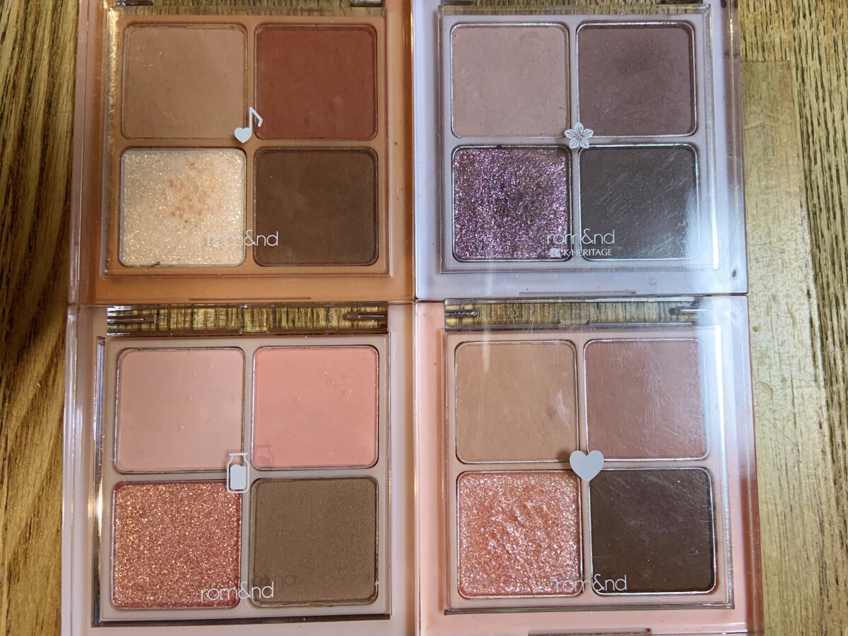 ベターザンアイズ ミルクシリーズ/rom&nd/アイシャドウパレットを使ったクチコミ（3枚目）
