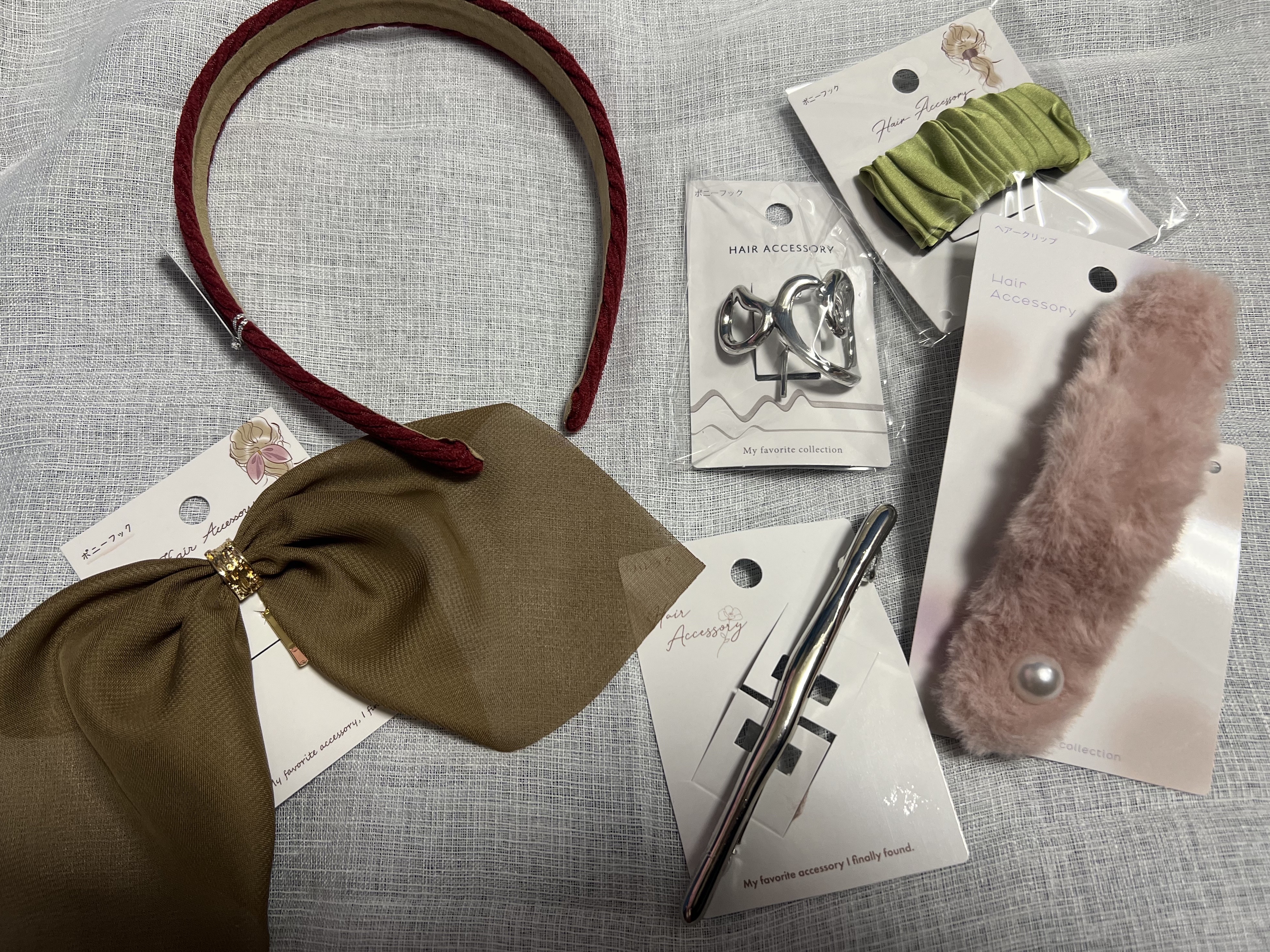 ヘアアクセサリー/セリア/ヘアアクセサリーを使ったクチコミ（2枚目）
