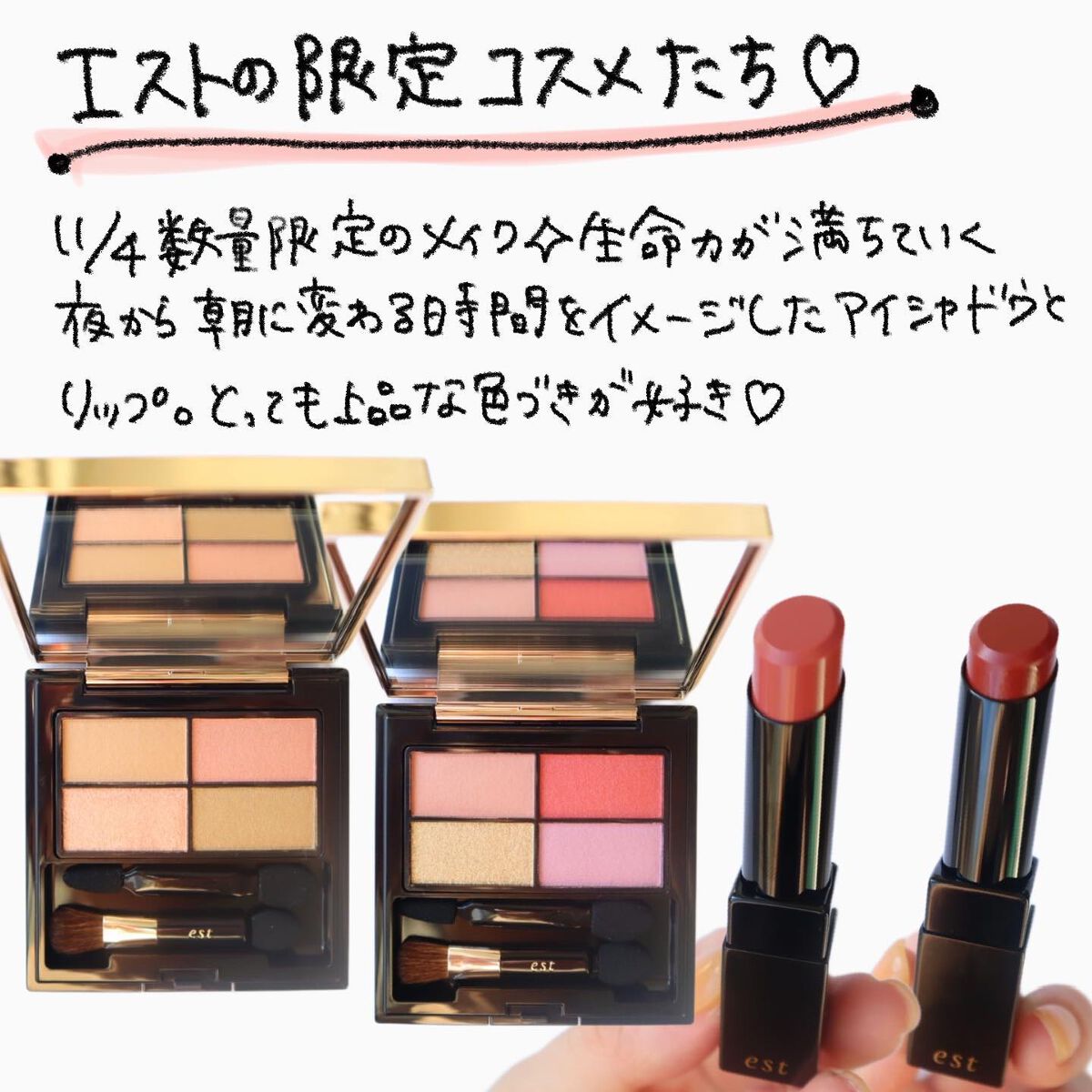 デイライト デューイ リップスティック/est/口紅を使ったクチコミ（2枚目）