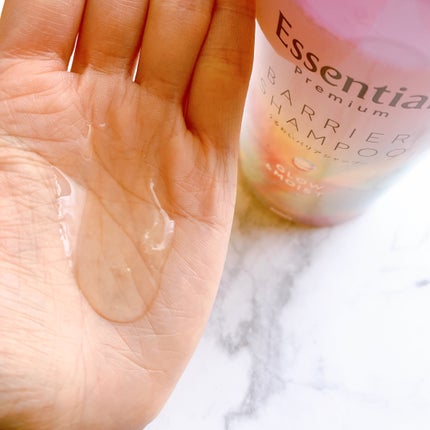 エッセンシャル プレミアム うるおいバリアシャンプー/コンディショナー グロウ&モイスト/エッセンシャル/市販シャンプーを使ったクチコミ(2枚目)
