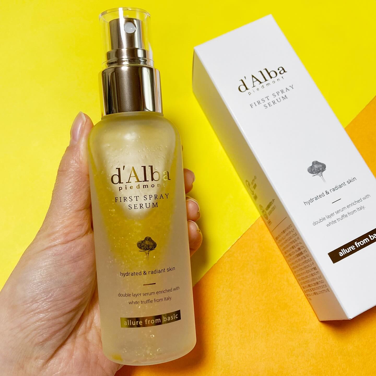 ダルバ ホワイトトリュフファーストスプレーセラム/ダルバ/ミスト状化粧水を使ったクチコミ（3枚目）