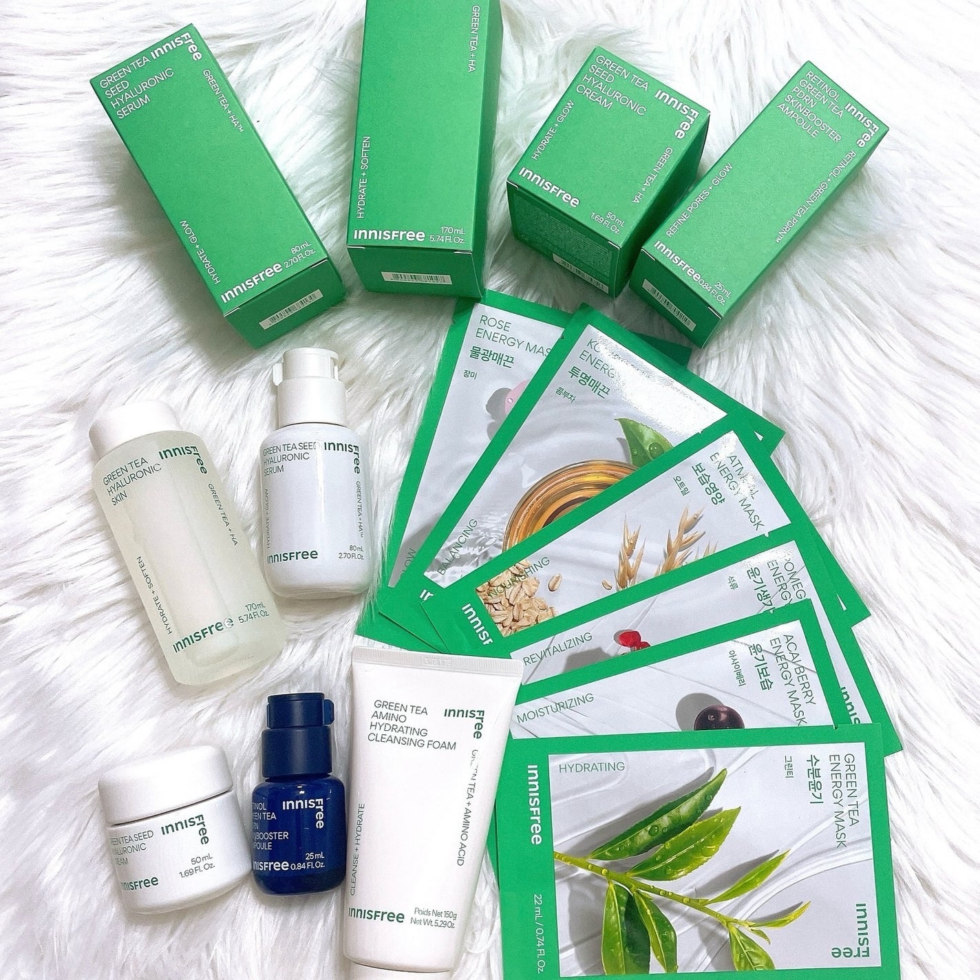 グリーンティー ヒアルロン スキン/innisfree/化粧水を使ったクチコミ(10枚目)