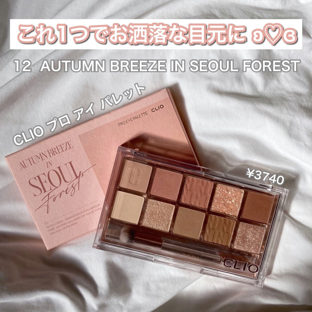 プロ アイ パレット/CLIO/アイシャドウパレットを使ったクチコミ(1枚目)