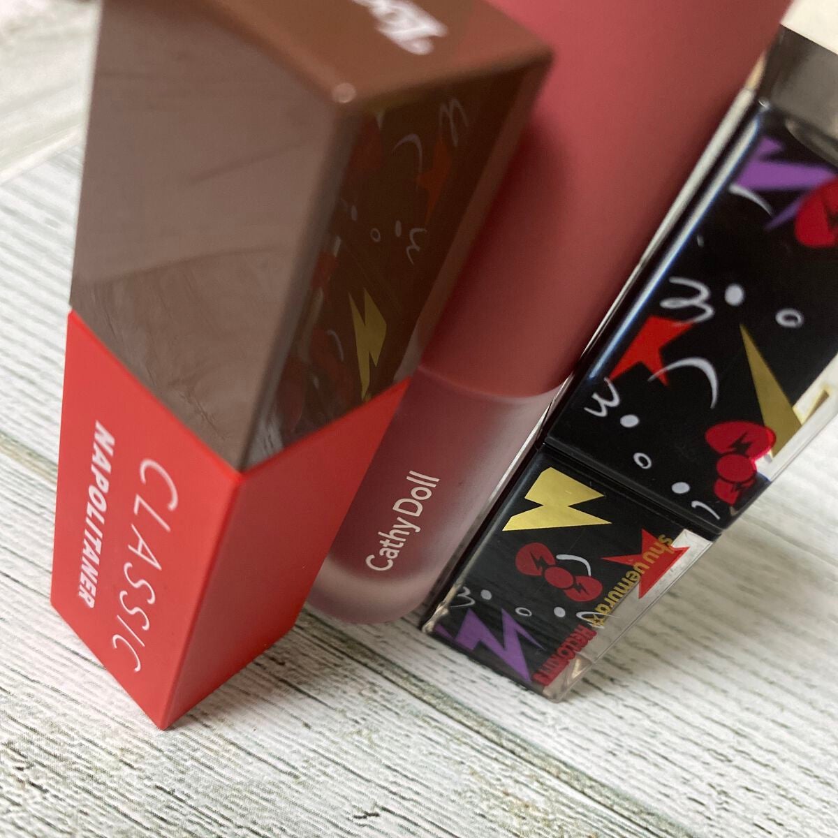 リップアンドチーク ヌードマットティント/CathyDoll/リップティントを使ったクチコミ(2枚目)