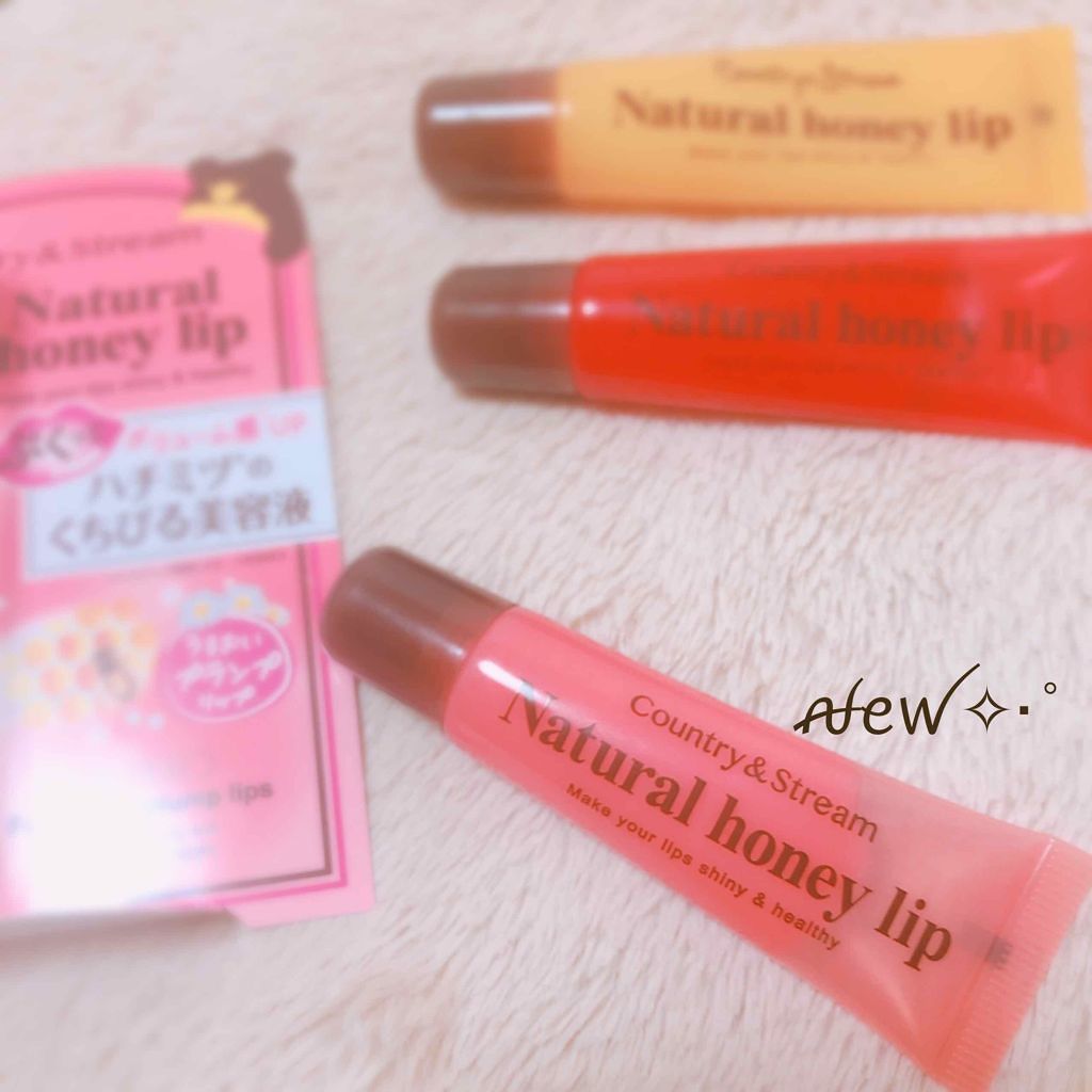 ハニーフルリップ もも色ボリューム/カントリー&ストリーム/リップ美容液を使ったクチコミ（1枚目）