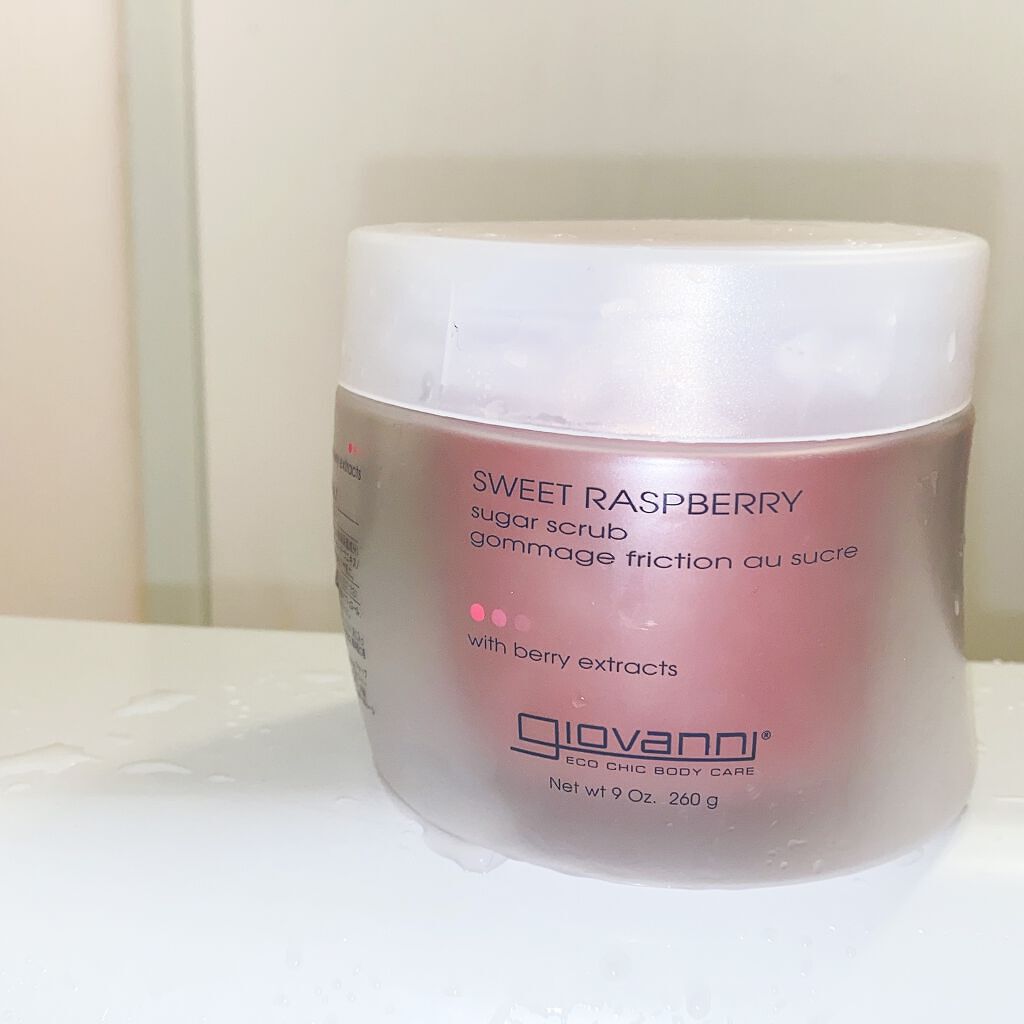 ジョヴァンニ シュガー ボディスクラブ スイートラズベリー/giovanni/ボディスクラブを使ったクチコミ（2枚目）