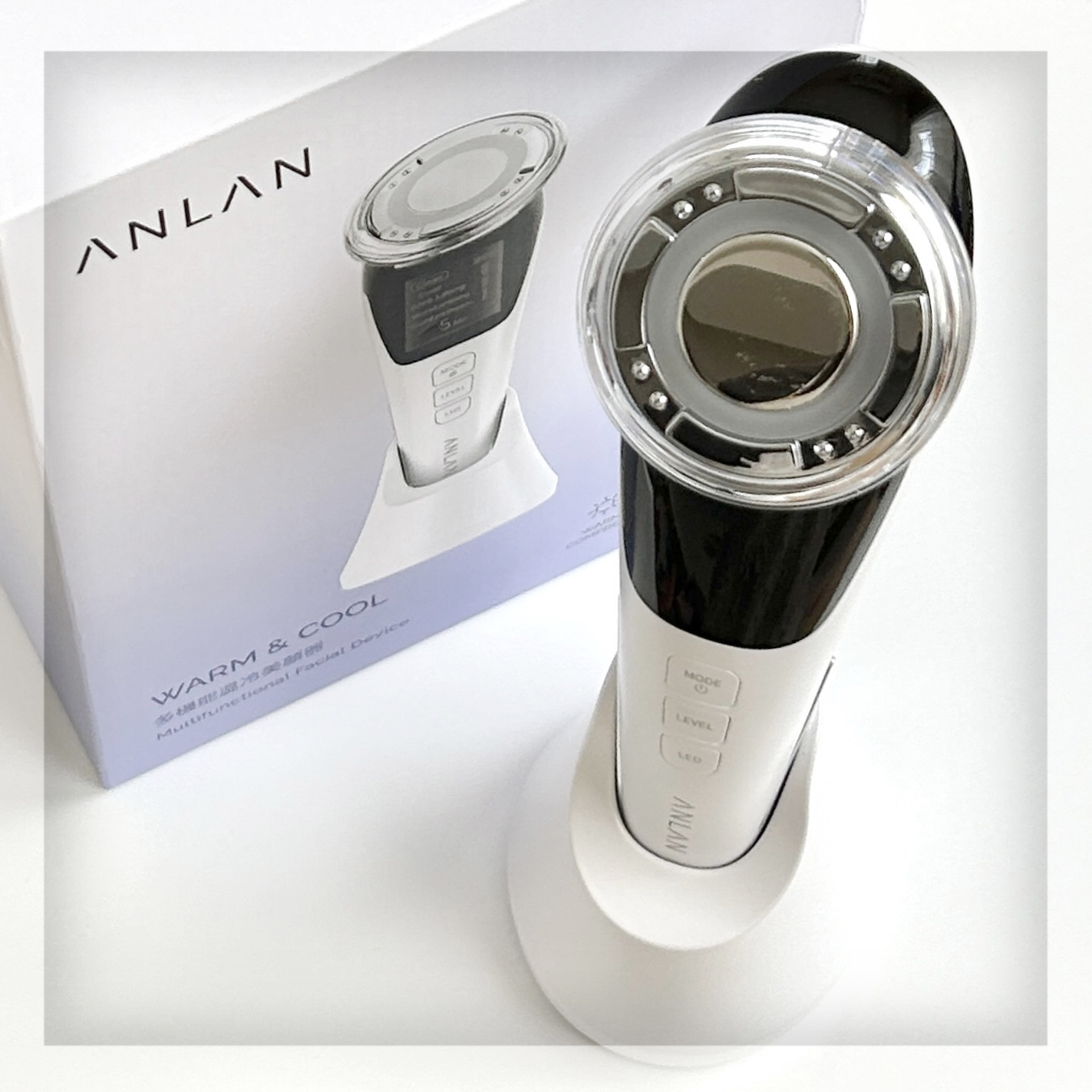多機能温冷美顔器/ANLAN/美顔器・マッサージを使ったクチコミ（1枚目）