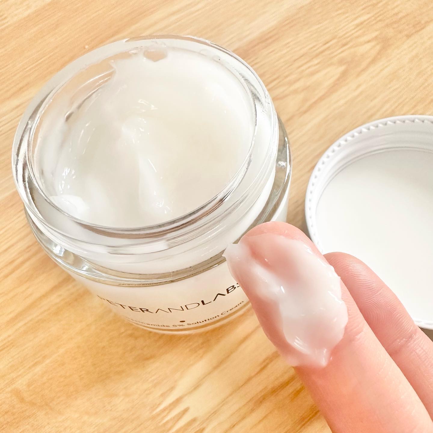 ナイアシンアミド5% ソリューション モイスチャークリーム/PETERANDLABS/フェイスクリームを使ったクチコミ（2枚目）