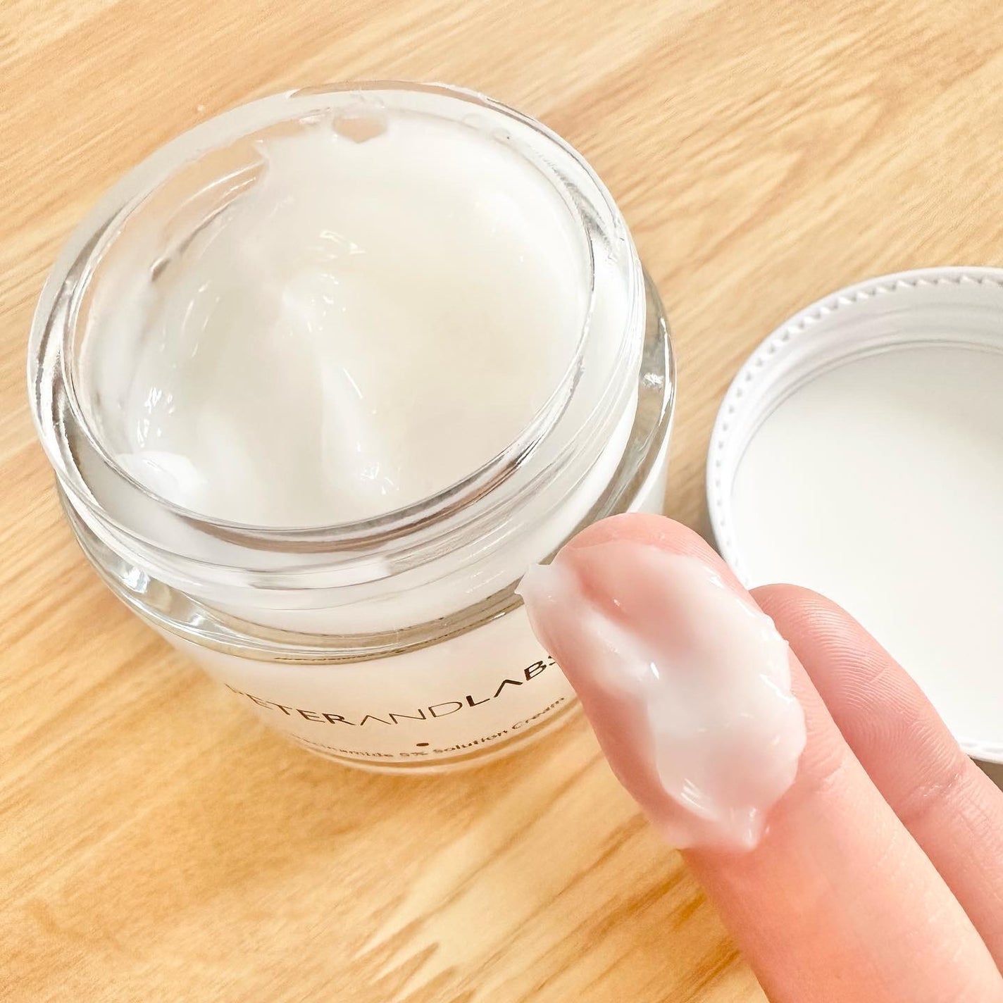 ナイアシンアミド5% ソリューション モイスチャークリーム/PETERANDLABS/フェイスクリームを使ったクチコミ(2枚目)