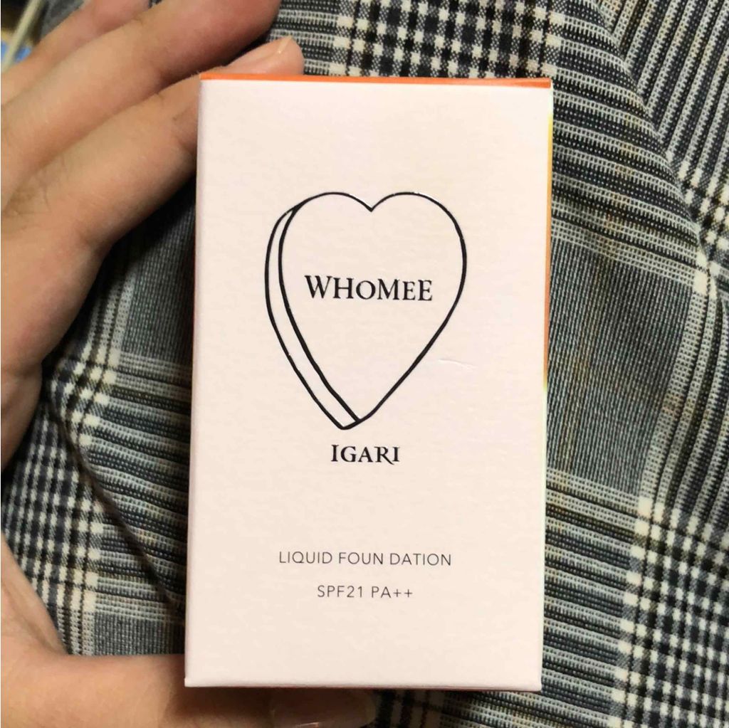 リキッドファンデーションN/WHOMEE/リキッドファンデーションを使ったクチコミ（1枚目）
