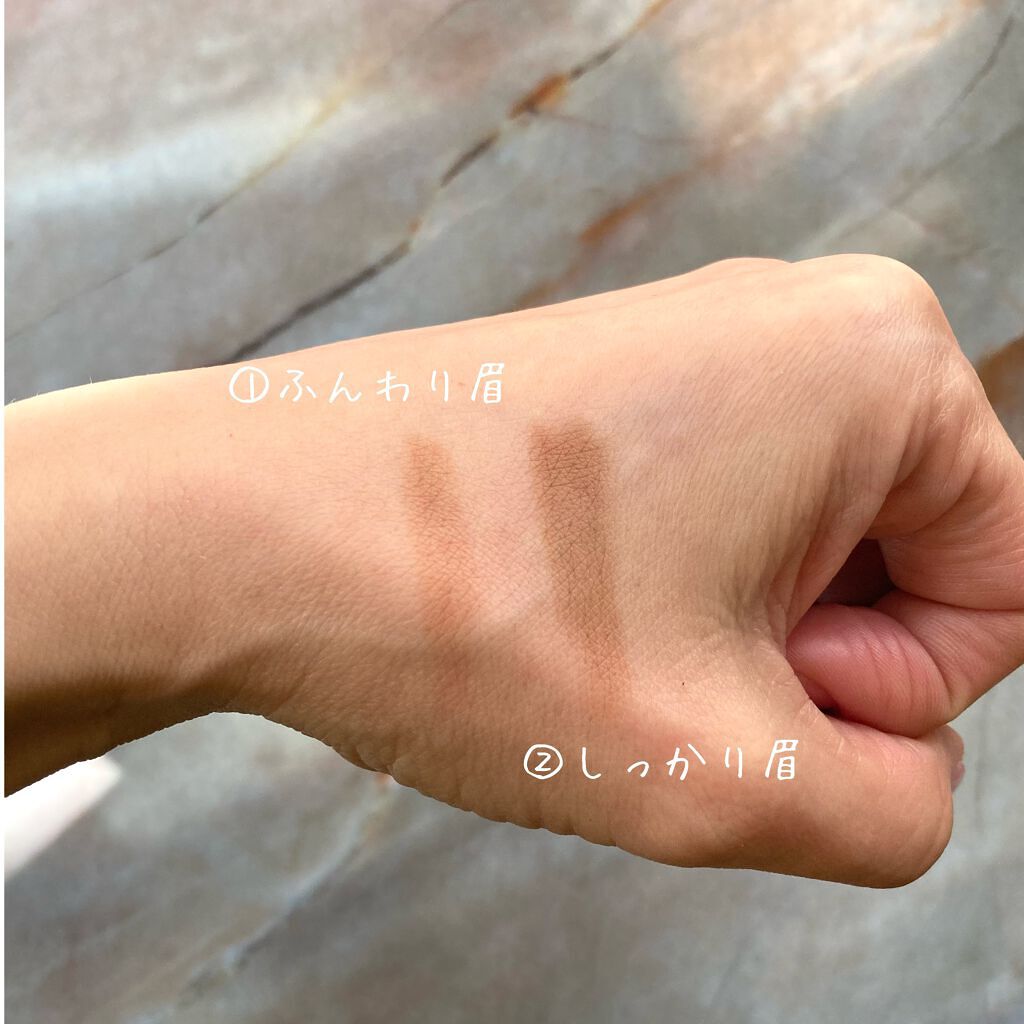 ダブルエンドアイブロウブラシ熊野筆/&be/メイクブラシを使ったクチコミ(4枚目)