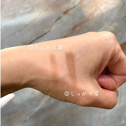 ダブルエンドアイブロウブラシ熊野筆/&be/メイクブラシを使ったクチコミ(4枚目)