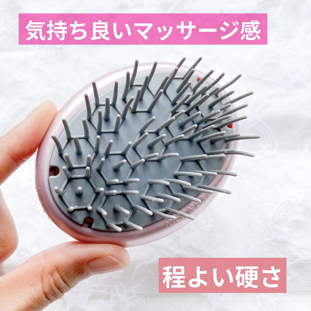 髪通りなめらか シャンプーブラシ KNS-600/ベス/スカルプブラシを使ったクチコミ（2枚目）