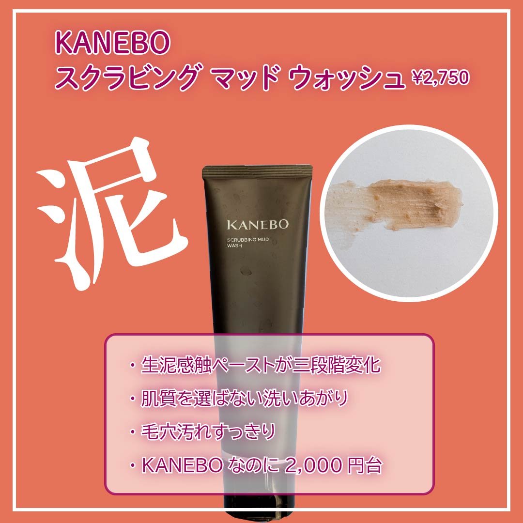 スクラビング　マッド　ウォッシュ/KANEBO/洗顔フォームを使ったクチコミ（3枚目）