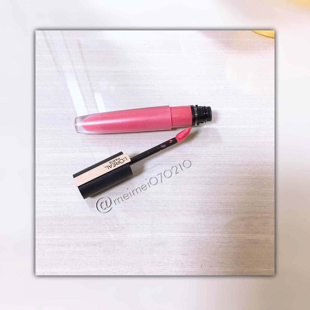 ルージュシグネチャー /ロレアル パリ/リップグロスを使ったクチコミ(2枚目)