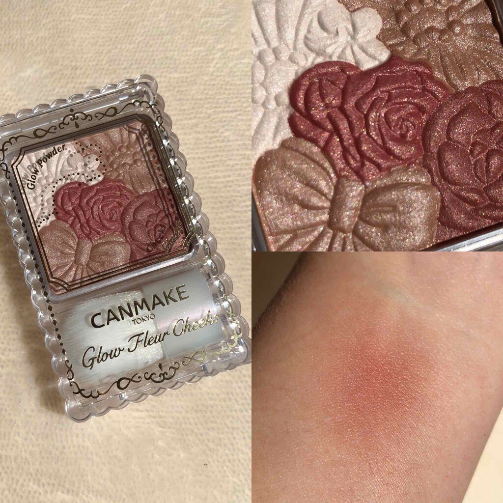 グロウフルールチークス/キャンメイク/パウダーチークを使ったクチコミ（2枚目）
