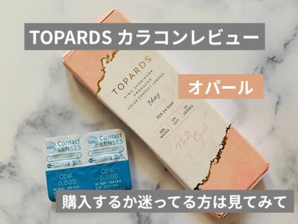 TOPARDS 1day/TOPARDS/ワンデー(1DAY)カラコンを使ったクチコミ(1枚目)