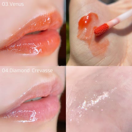 アンチグラビティネビュラ リップグロス/ZEESEA/リップグロスを使ったクチコミ(3枚目)