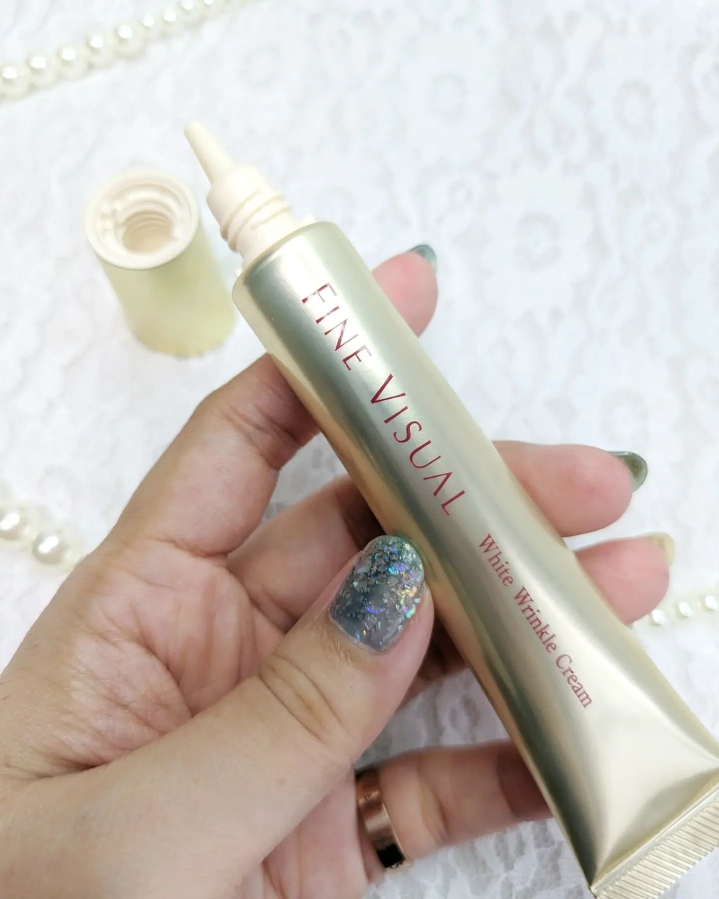 ホワイトリンクルクリーム/FINE VISUAL/フェイスクリームを使ったクチコミ（2枚目）
