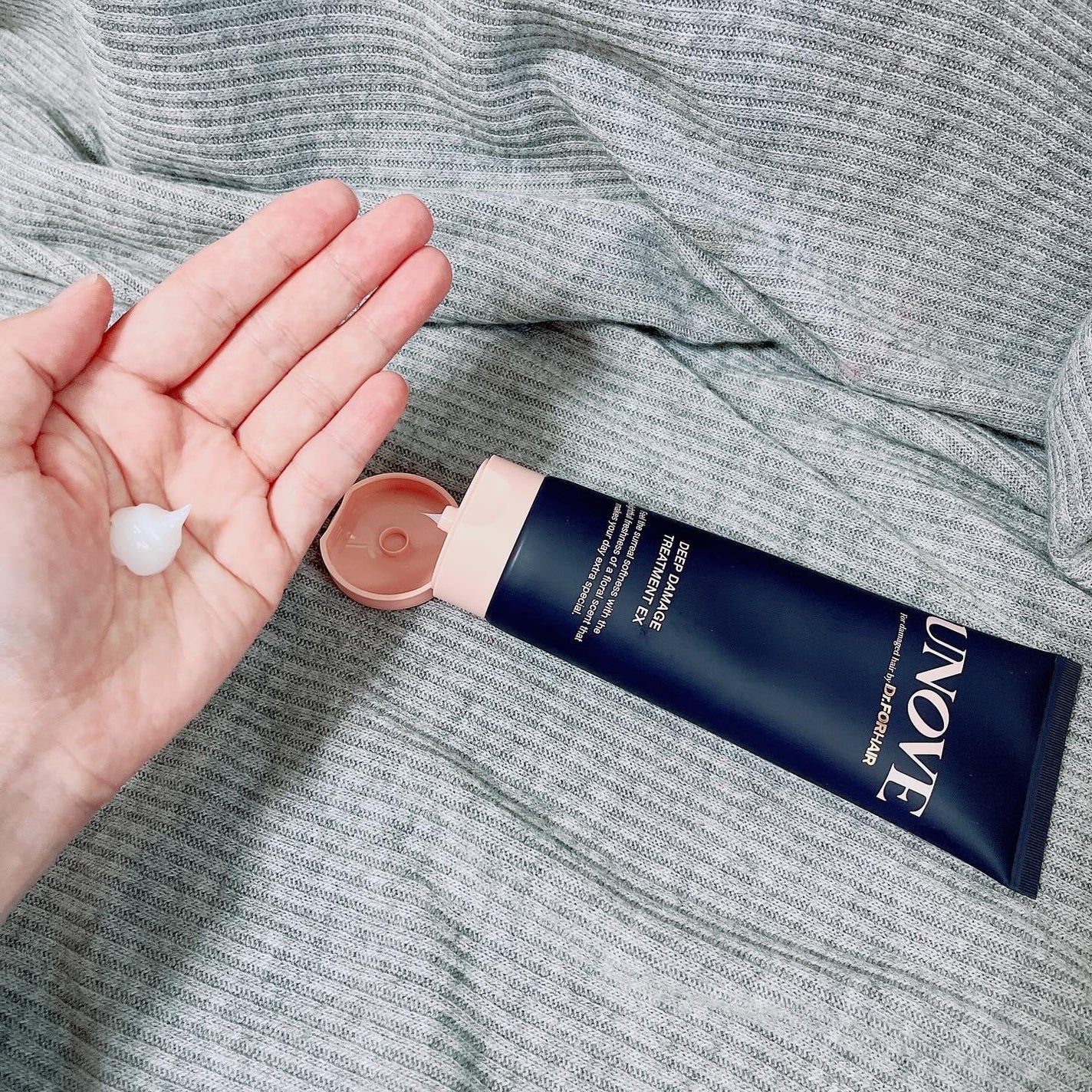 ディープダメージトリートメントEX/UNOVE/洗い流すヘアトリートメントを使ったクチコミ(4枚目)