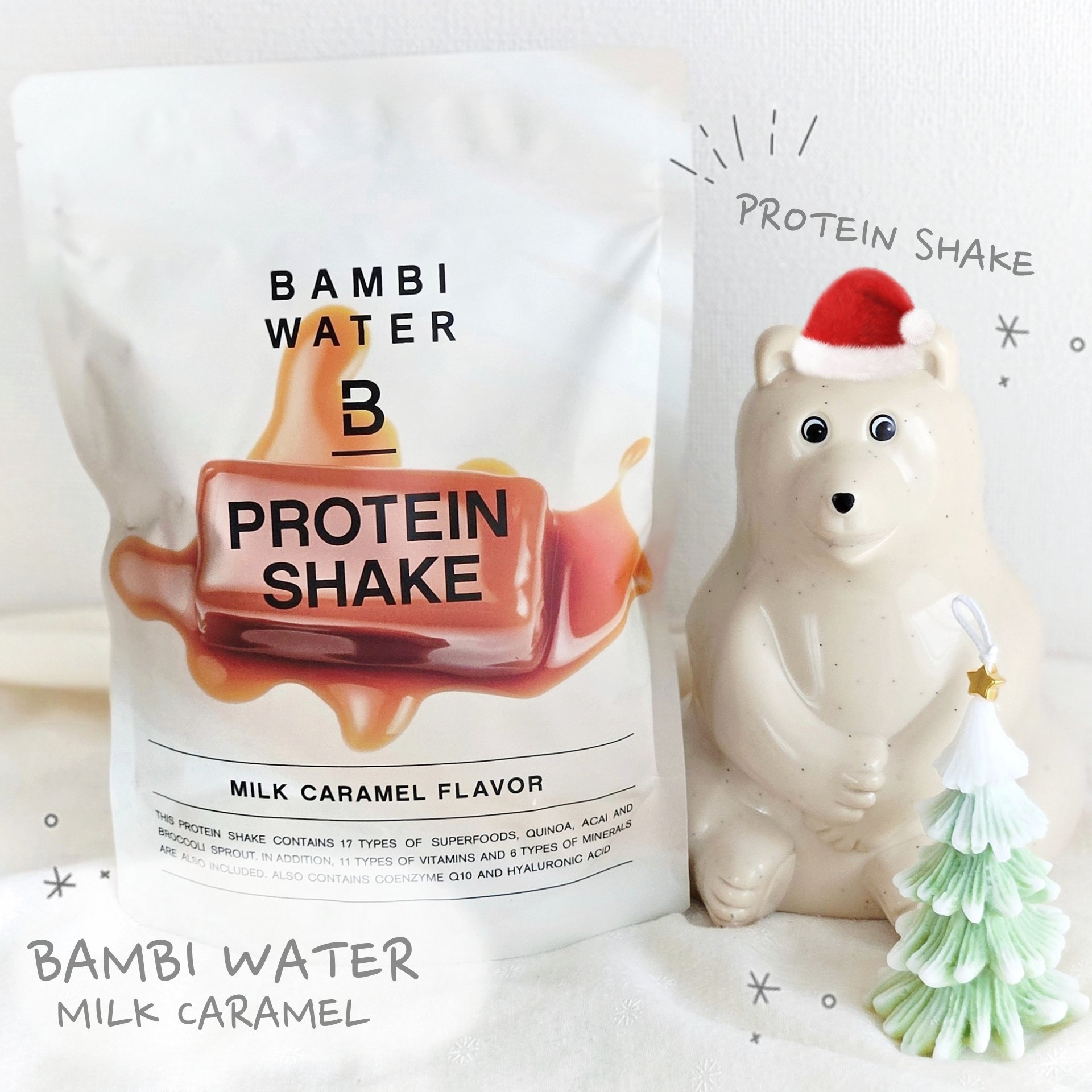 プロテインシェイク バナナ/BAMBI WATER/ソイプロテインを使ったクチコミ（1枚目）