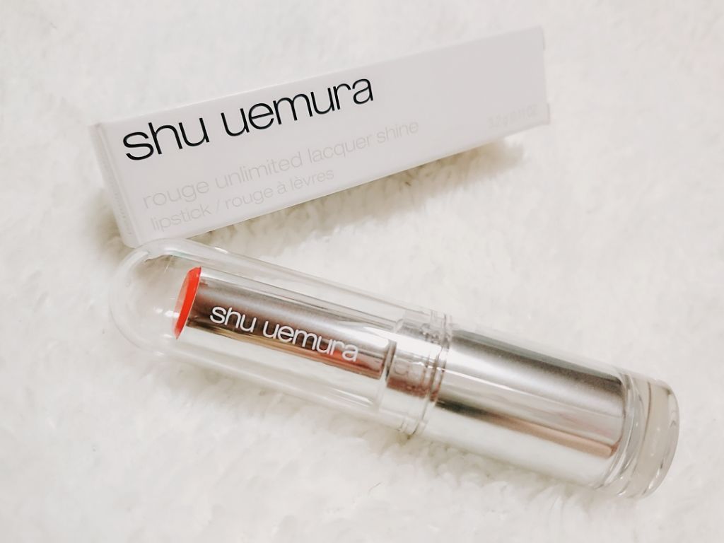 ルージュ アンリミテッド ラッカーシャイン/shu uemura/口紅を使ったクチコミ（1枚目）