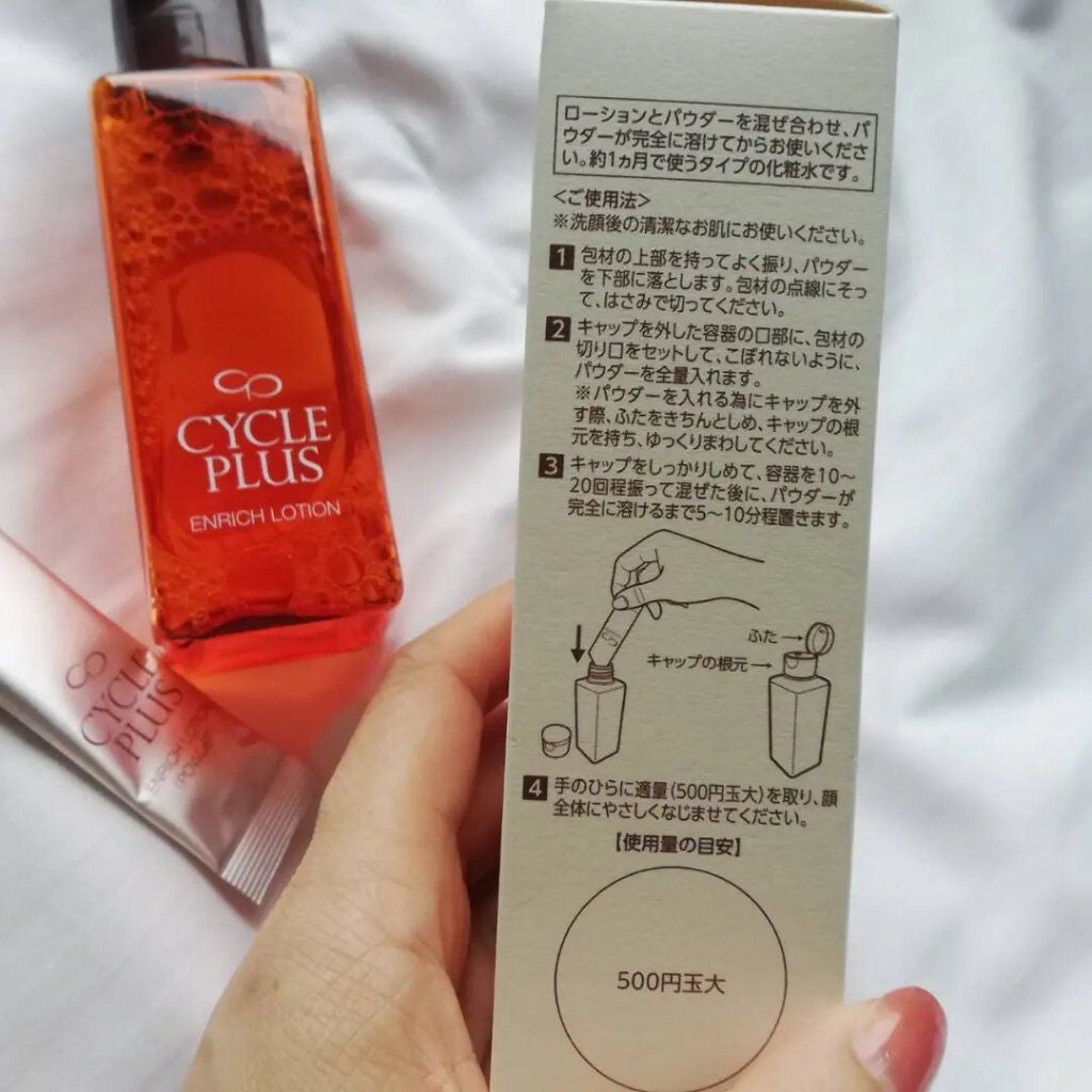 エンリッチ ローション/サイクルプラス/化粧水を使ったクチコミ(4枚目)