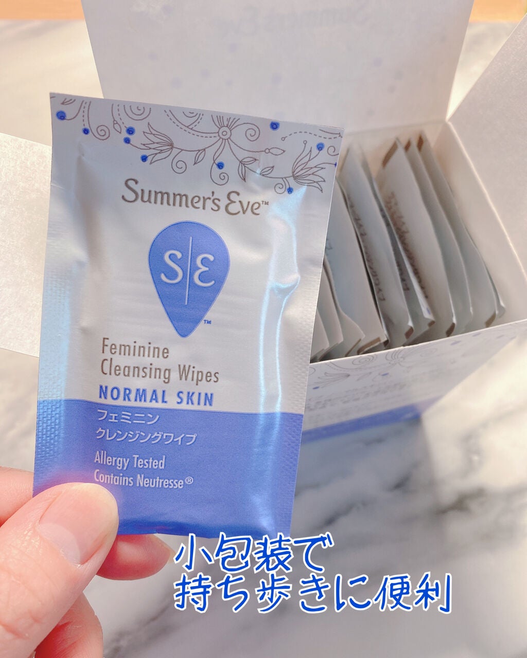 フェミニンクレンジングワイプ ノーマルスキン/Summer's Eve(サマーズイブ)/デリケートゾーンケアを使ったクチコミ(2枚目)