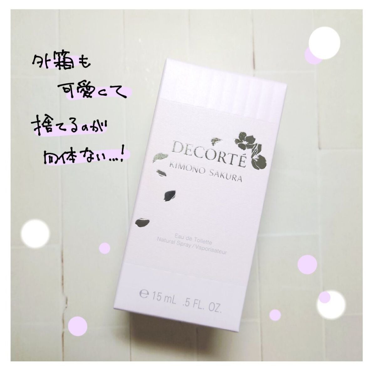 キモノ サクラ オードトワレ/DECORTÉ/香水(レディース)を使ったクチコミ(2枚目)