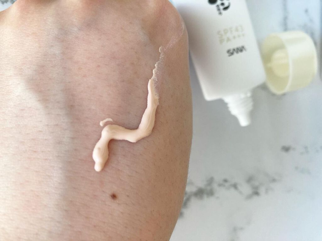 リンクルUV乳液/なめらか本舗/日焼け止めミルクを使ったクチコミ（2枚目）