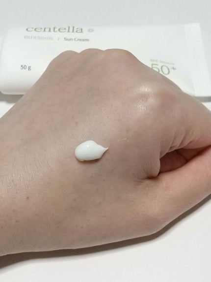 ツボクサ サンクリーム/mixsoon/日焼け止めクリームを使ったクチコミ(2枚目)