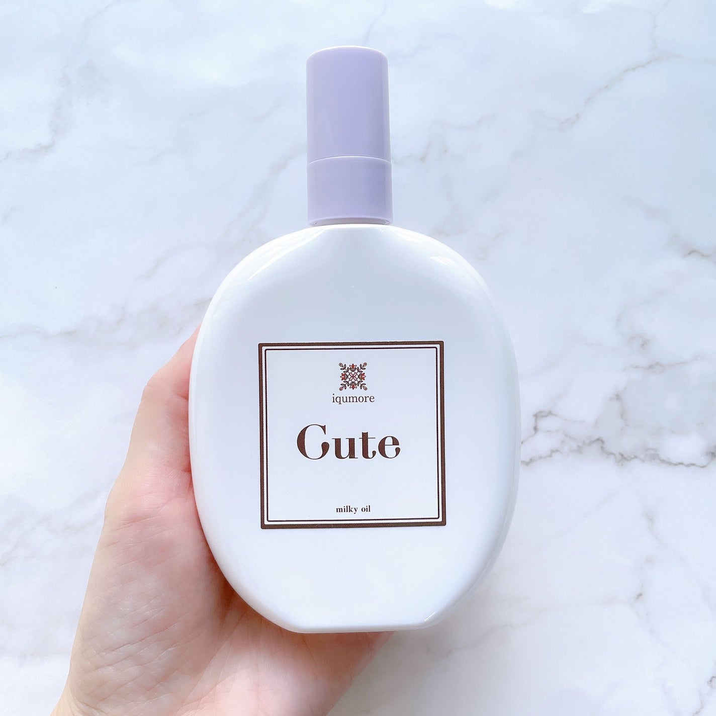 イクモアキュートミルキィオイル/iqumore/ヘアオイルを使ったクチコミ(3枚目)