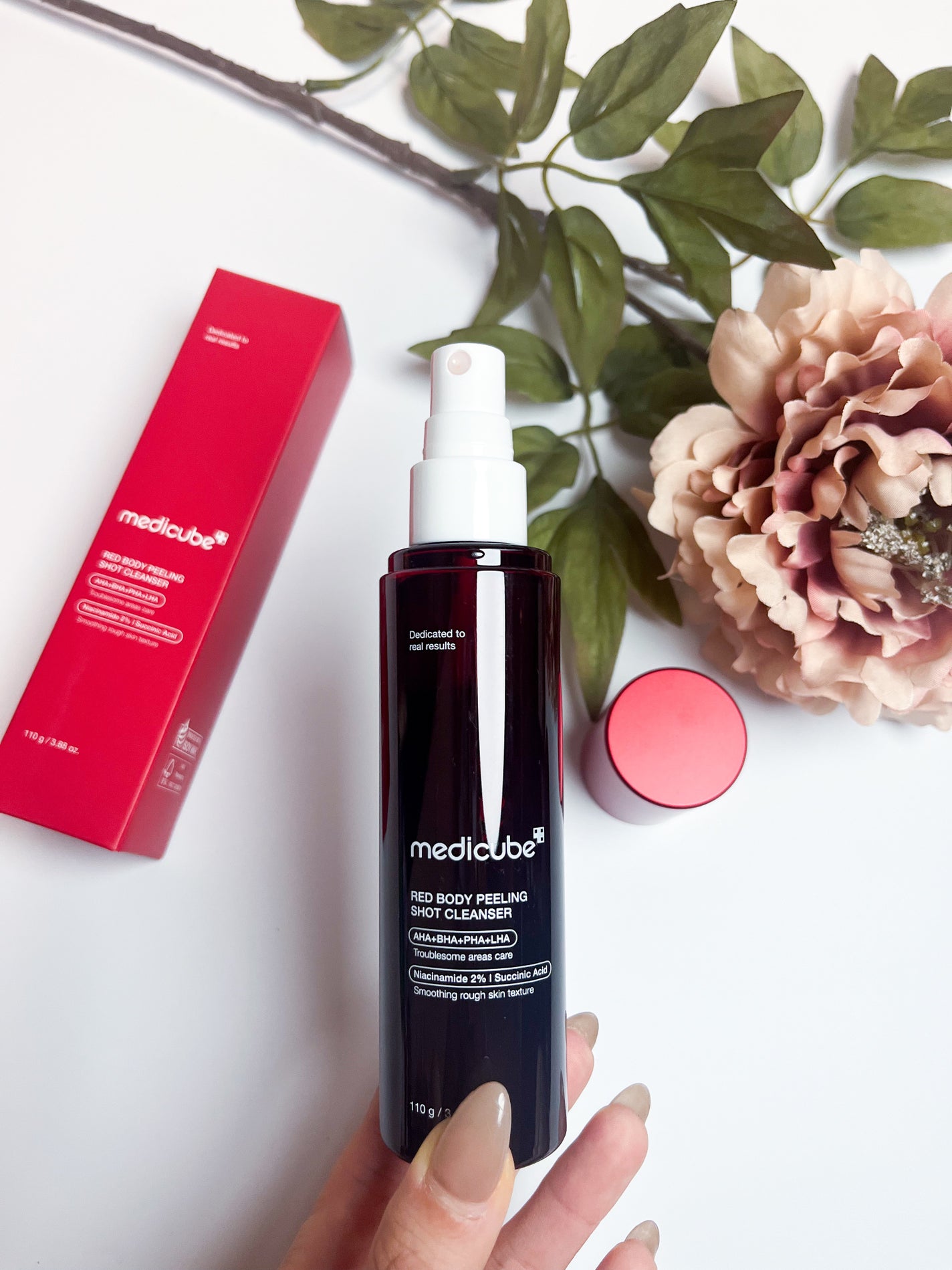 レッドアクネ ボディピーリングショット/MEDICUBE/ピーリングを使ったクチコミ(2枚目)