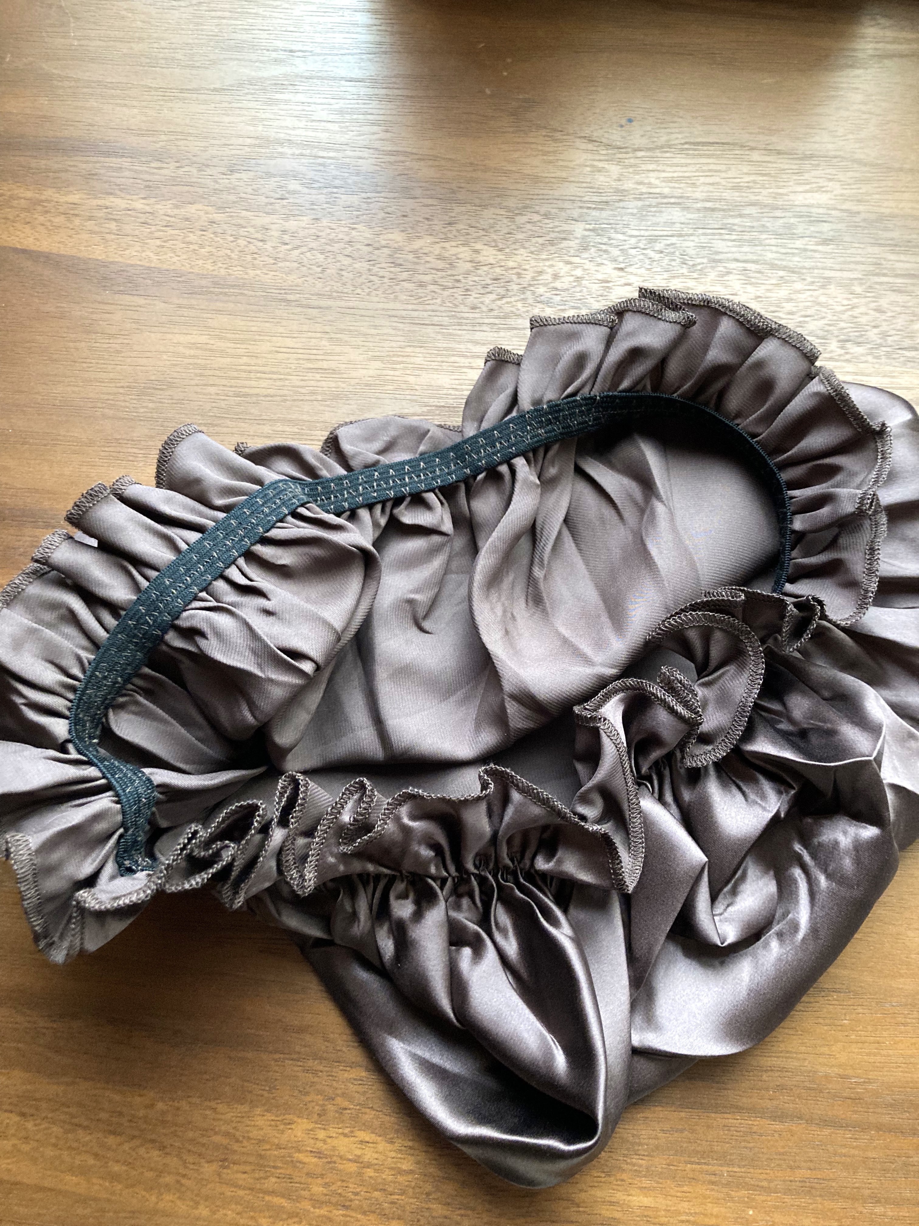 シルク ナイトキャップ（ゴム紐）/COCOSILK/ヘアケアグッズを使ったクチコミ（3枚目）