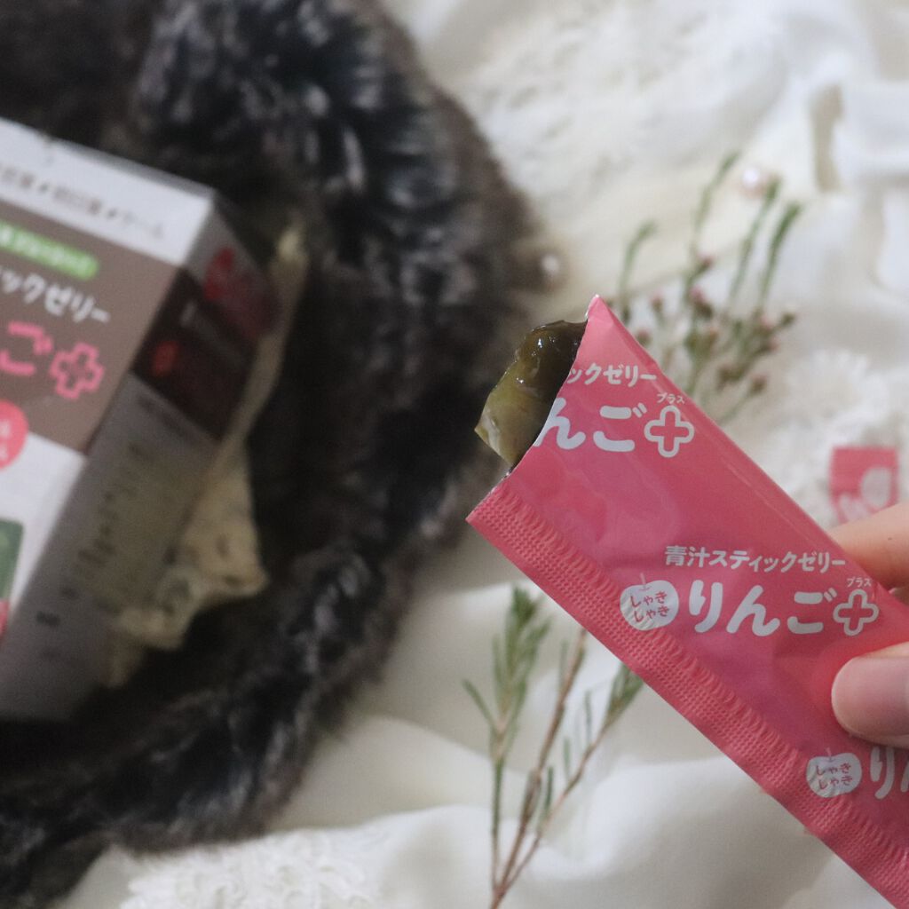 青汁スティックゼリーりんごプラス/大木製薬/健康サプリメントを使ったクチコミ(2枚目)