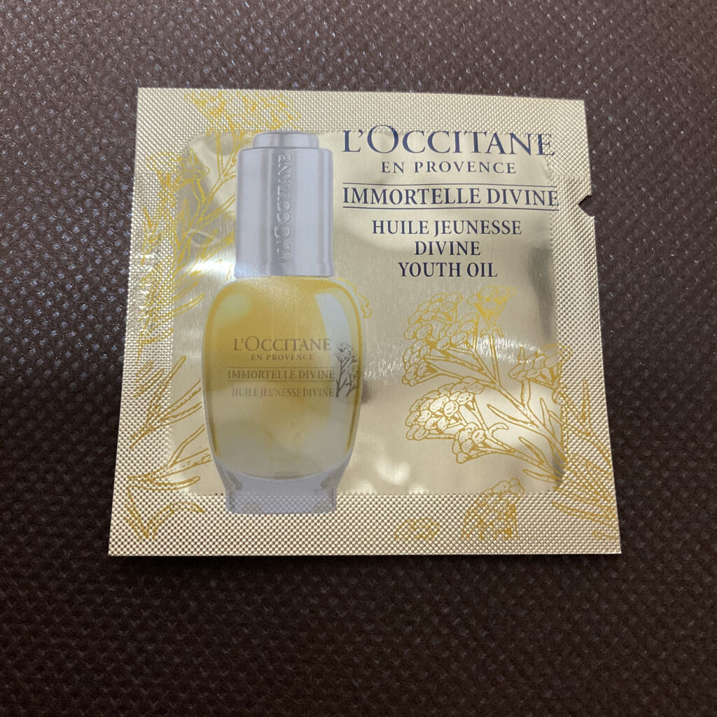 イモーテル ディヴァイン インテンシヴオイル(旧)/L'OCCITANE/フェイスオイルを使ったクチコミ（2枚目）