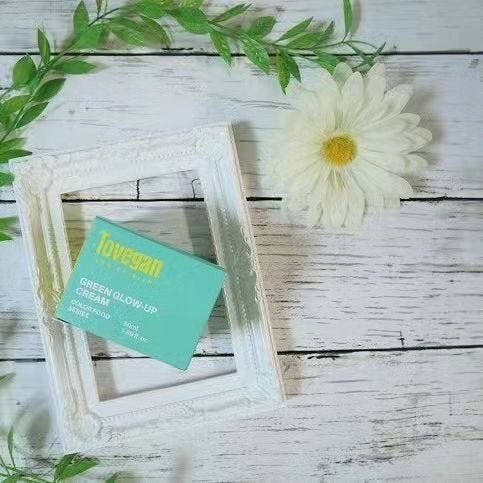カラーフードシリーズグリーングロウアップクリーム/Tovegan/フェイスクリームを使ったクチコミ(2枚目)