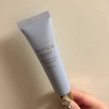 くずれ防止 美容液ケアベース ミルクブルー SPF30 PA++/Borica/化粧下地を使ったクチコミ（1枚目）