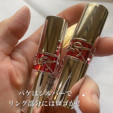 ルージュ ヴォリュプテ キャンディグレーズ  No.3 カカオ ノー バウンダリー/YVES SAINT LAURENT BEAUTE/口紅を使ったクチコミ（3枚目）