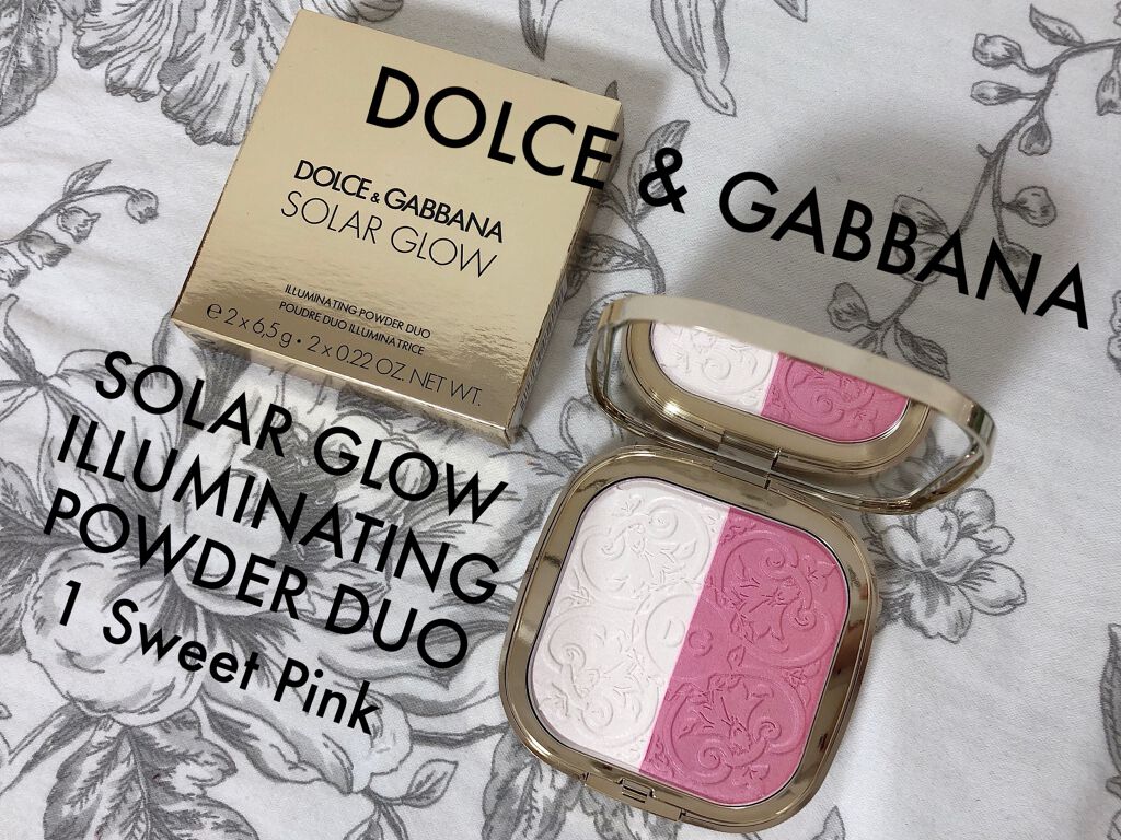 ソーラーグロウ イルミネーティングパウダー デュオ/DOLCE&GABBANA BEAUTY/ハイライトを使ったクチコミ(1枚目)
