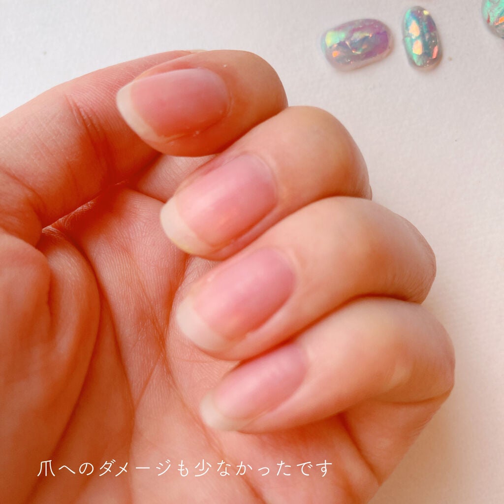 ジェルネイル(ライト対応)/セリア/ジェルネイルを使ったクチコミ(4枚目)