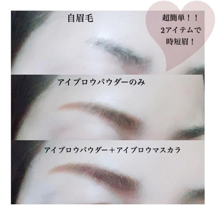 セルヴォーク インディケイトアイブロウパウダー/Celvoke/パウダーアイブロウを使ったクチコミ(6枚目)