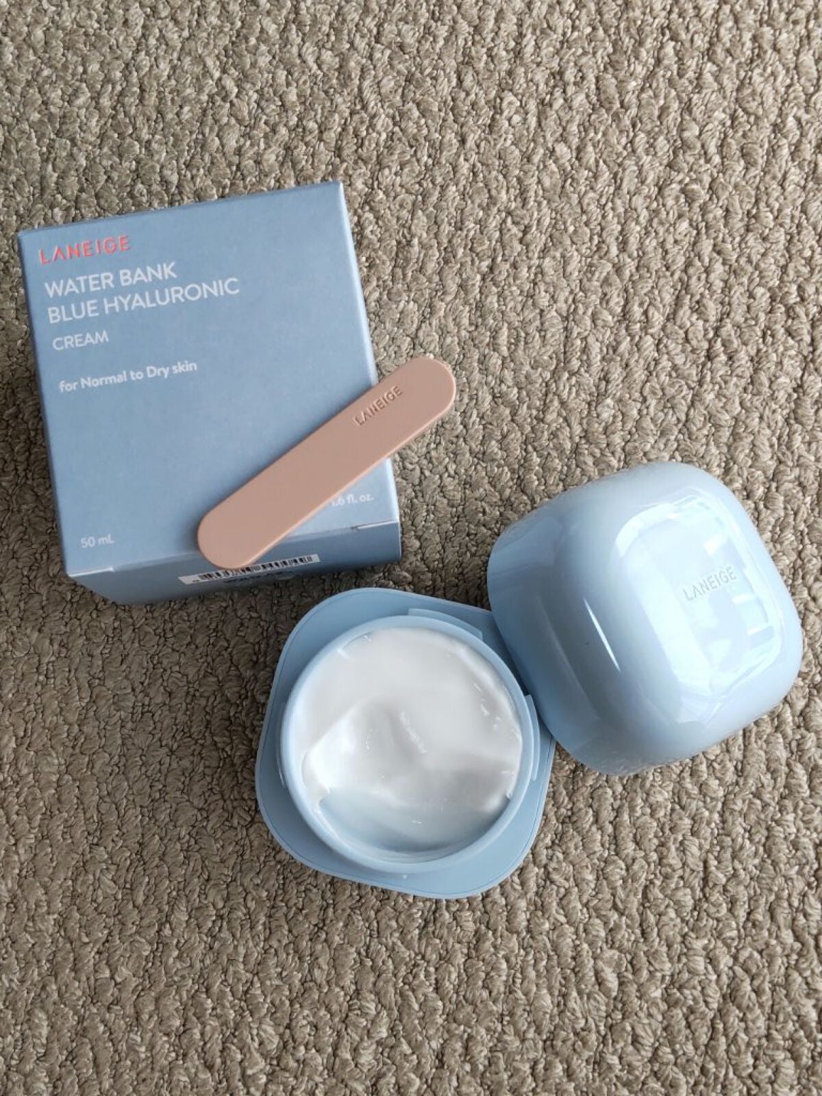 ウォーターバンク クリーム (乾燥肌用)/LANEIGE/フェイスクリームを使ったクチコミ(1枚目)