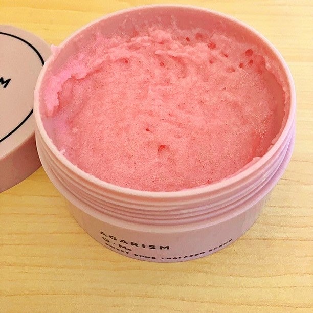 Q+Me スウィート ボム タラソ スクラブ/AGARISM/バスト・ヒップケアを使ったクチコミ(4枚目)