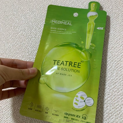 ティーツリーケアソリューション アンプルマスクJEX/MEDIHEAL/シートマスク・パックを使ったクチコミ(1枚目)