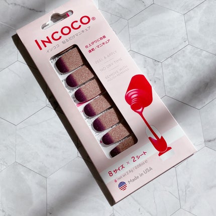 INCOCO インココ マニキュアシート/インココ/ネイルシールを使ったクチコミ(2枚目)