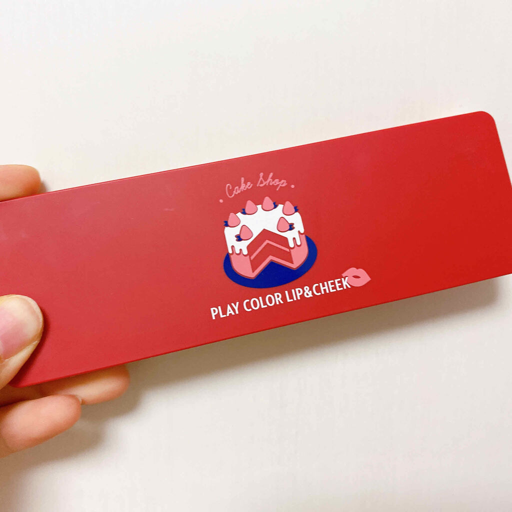 プレイカラーリップ＆チーク ケーキショップ/ETUDE/口紅を使ったクチコミ（3枚目）